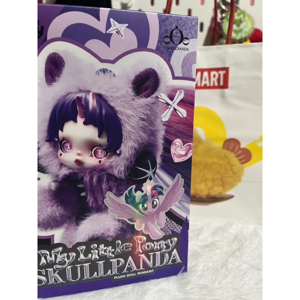 pop mart skullpanda x my little pony series- push doll (pinkie pie)