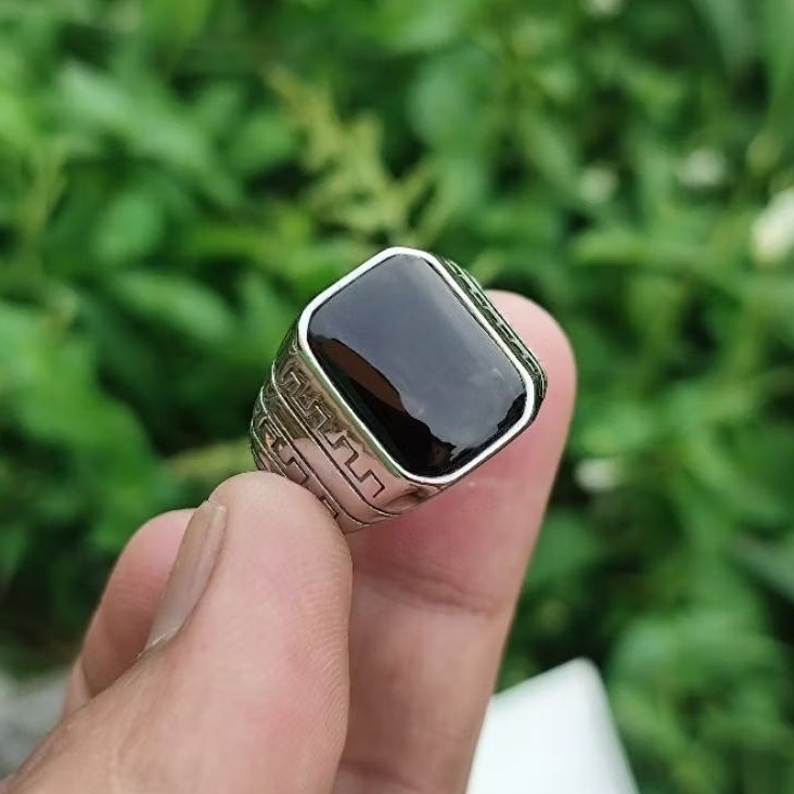 cincin batu akik Yaman Wulung Cibeet