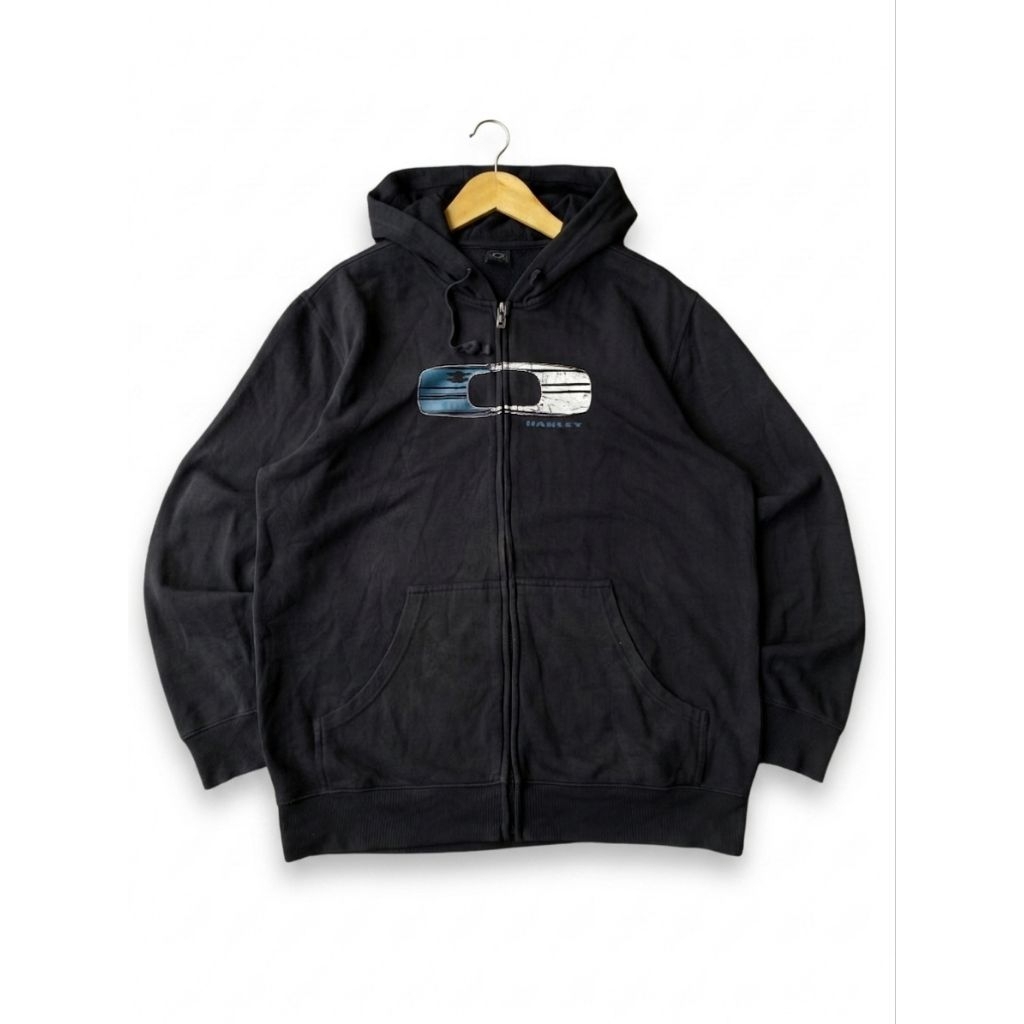 y2k oakley hoodie zipper