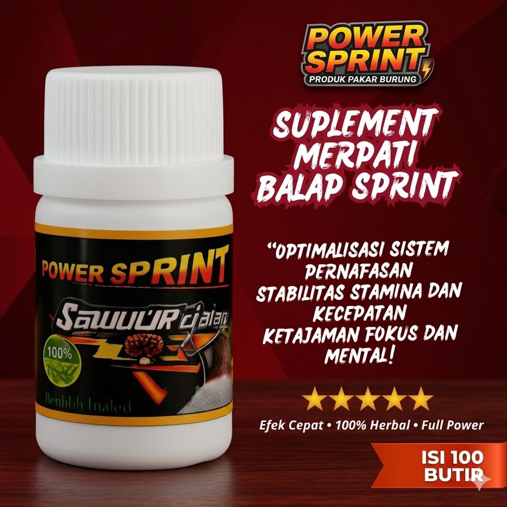 100 BUTIR POWER SPRINT giring keras sprin kencang turun berani pokus betina / Doping merpati balap s
