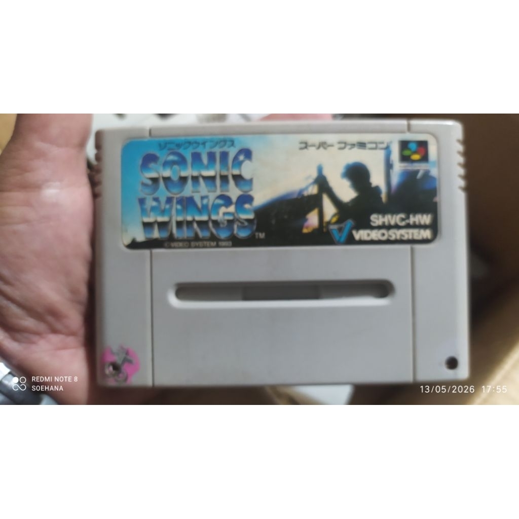 Kaset snes Sonic wing