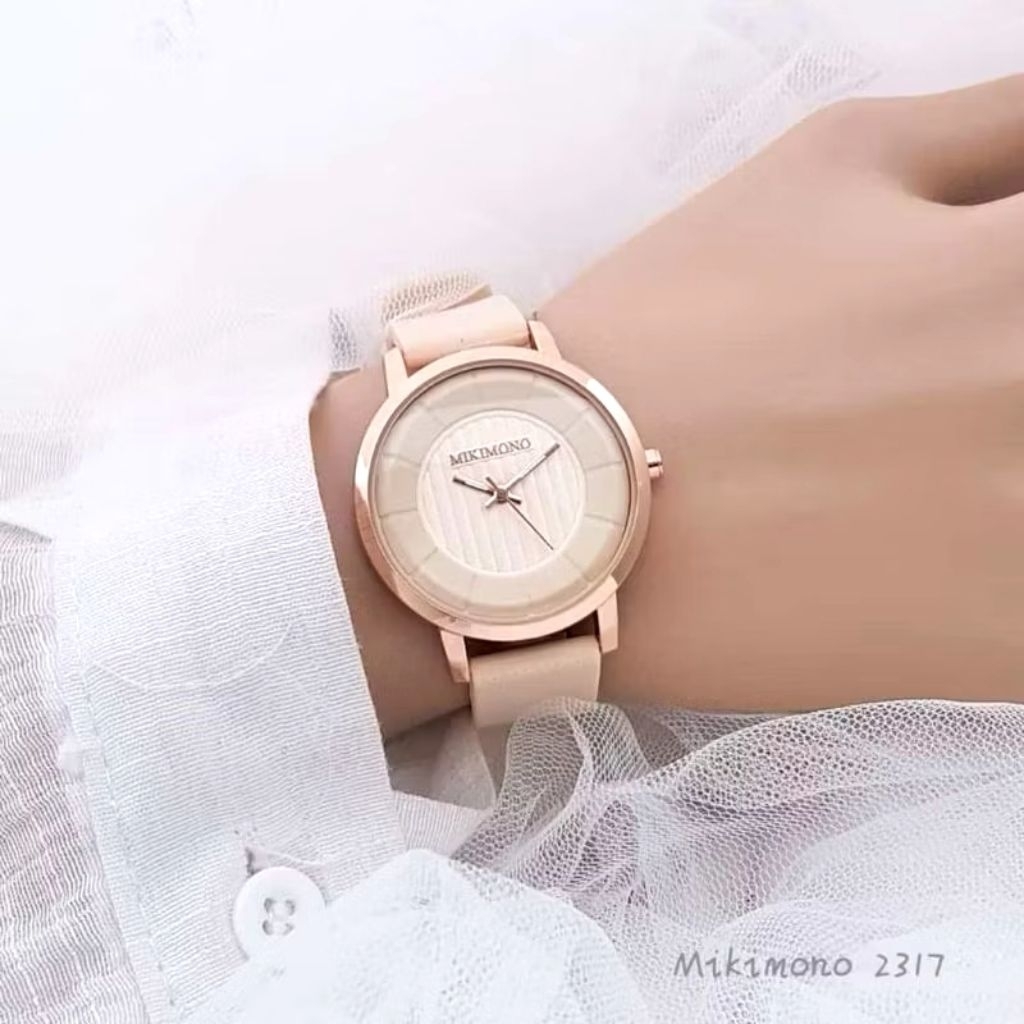 MIKIMONO 2317 Jam Tangan Ladies New Strap Rubber