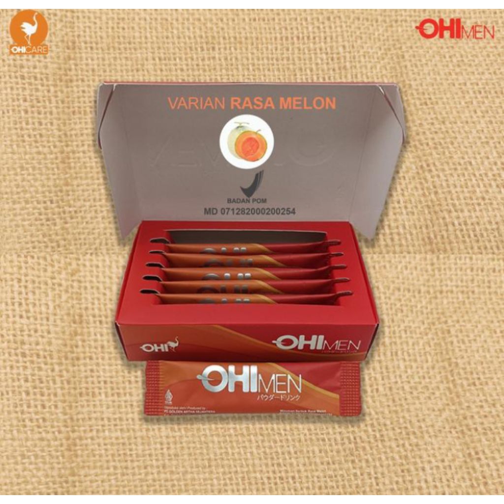 Ohimen 1 box isi 5 sachet / minuman rasa melon