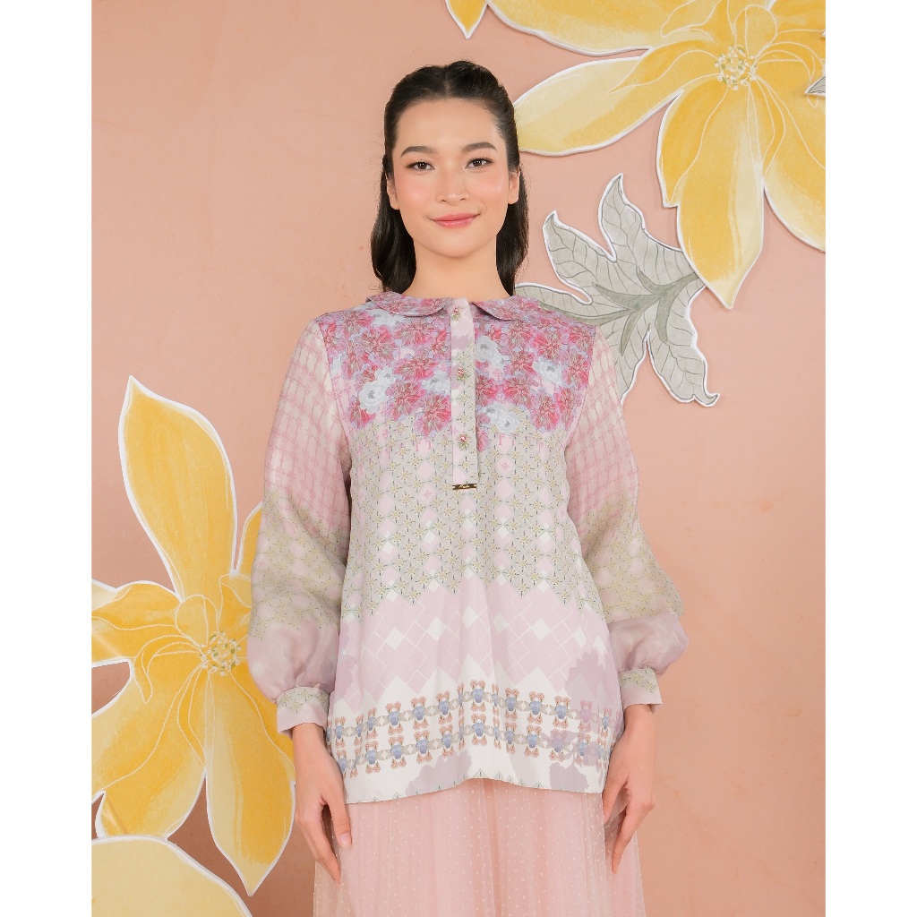 Muda Official | Signature I Printing Blouse | Atasan I Kemala