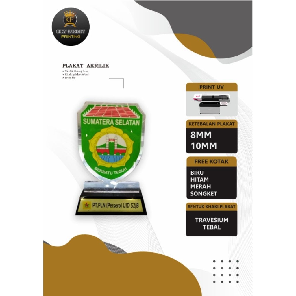 Plakat uv / plakat kaki tebal / plakat akrilik