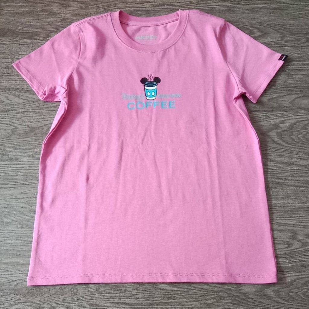 Kaos Astec Mickey Ss Tshrt Pink
