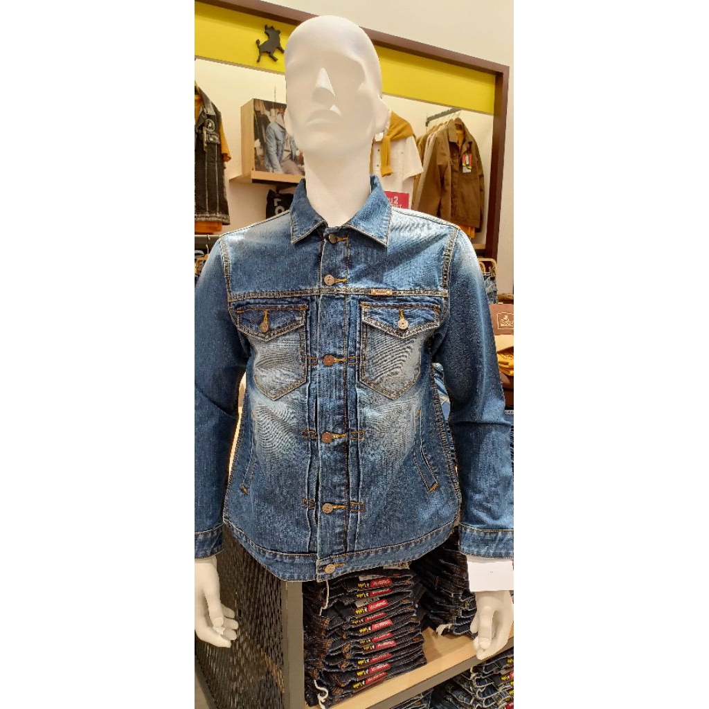 jaket jeans jacket denim panjang lois ori original