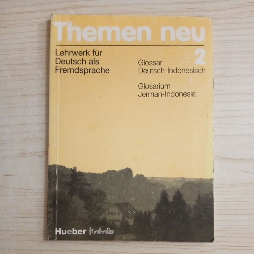 KAMUS THEMEN NEU 2 LEHRWERK FUR DEUTSCH ALS FREMDSPRACHE GLOSSAR DEUTSCH INDONESISCH GLOSARIUM JERMA