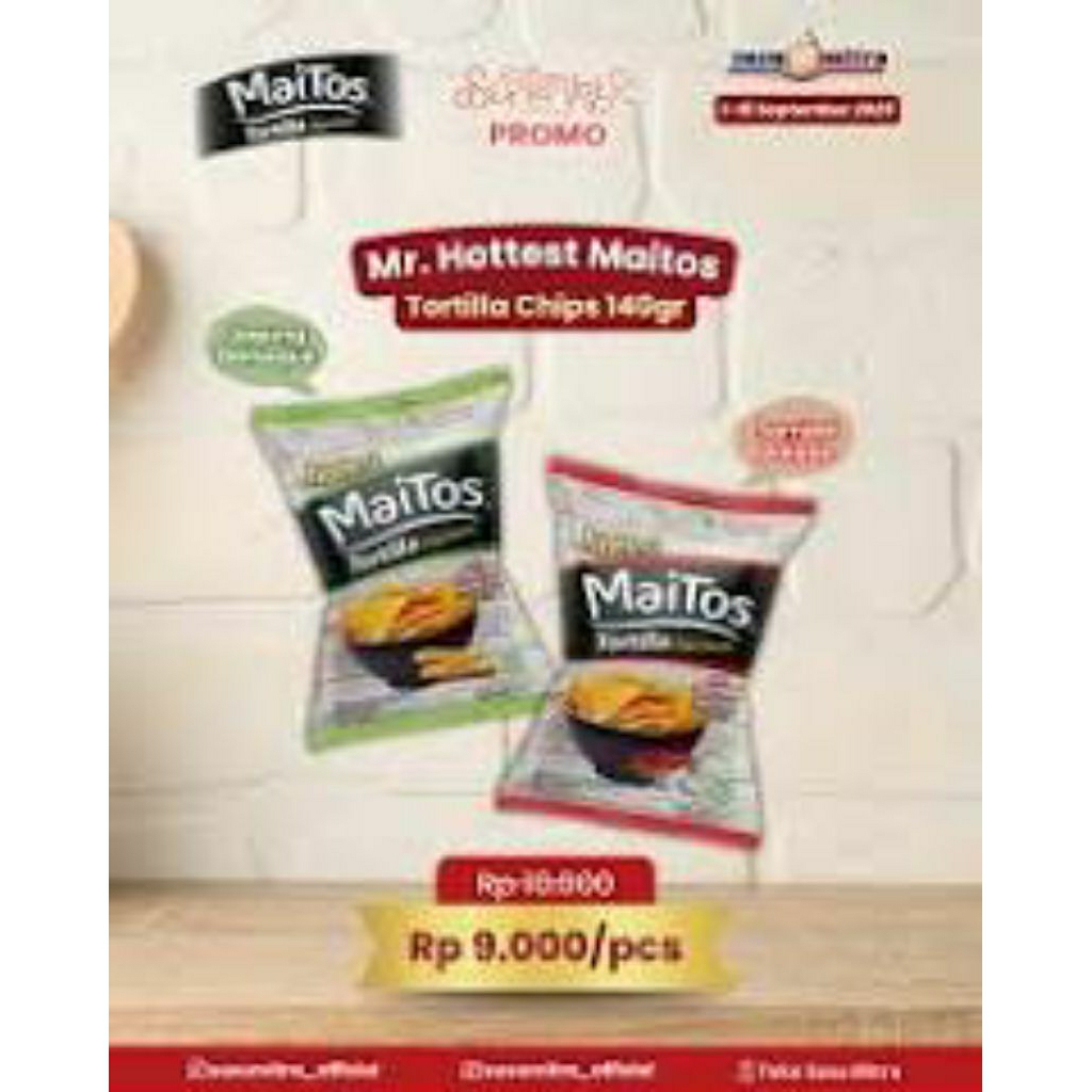 Mr Hottest Maitos Tortilla Chips Snack 10gr