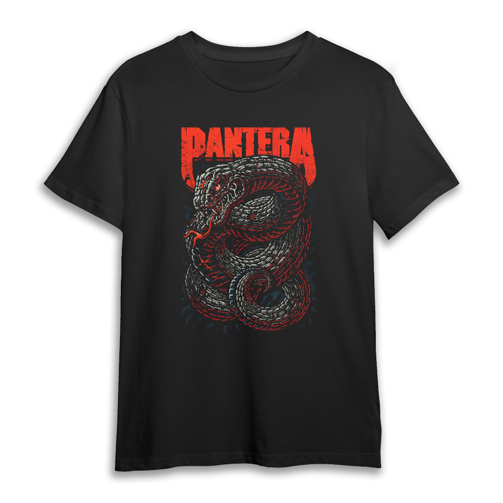 Pantera Tshirt Kaos Musik Rock Metal Band Pantera Baju Distro Band Premium