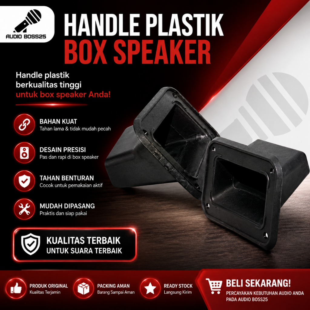 Audio Boss HANDLE PLASTIK TANAM BOX SPEAKER / Handle Box Speaker