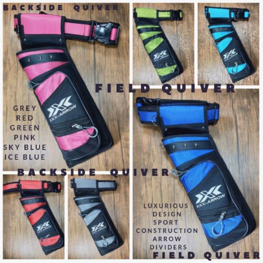XXX-ARROW FIELD QUIVER QUIVER - Back Side Quiver - Backside Quiver - Tas Arrow Olahraga Panahan