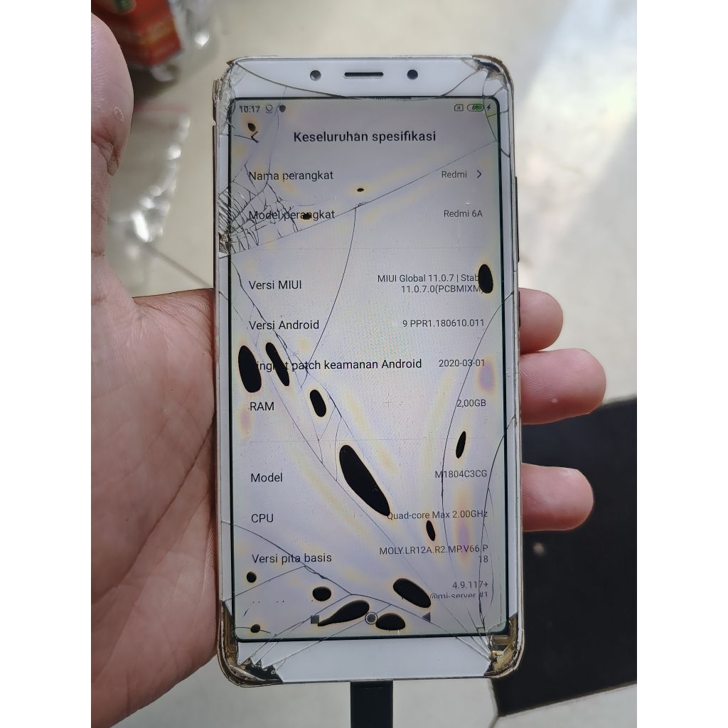 redmi 6a minus lcd mesin 100% sehat