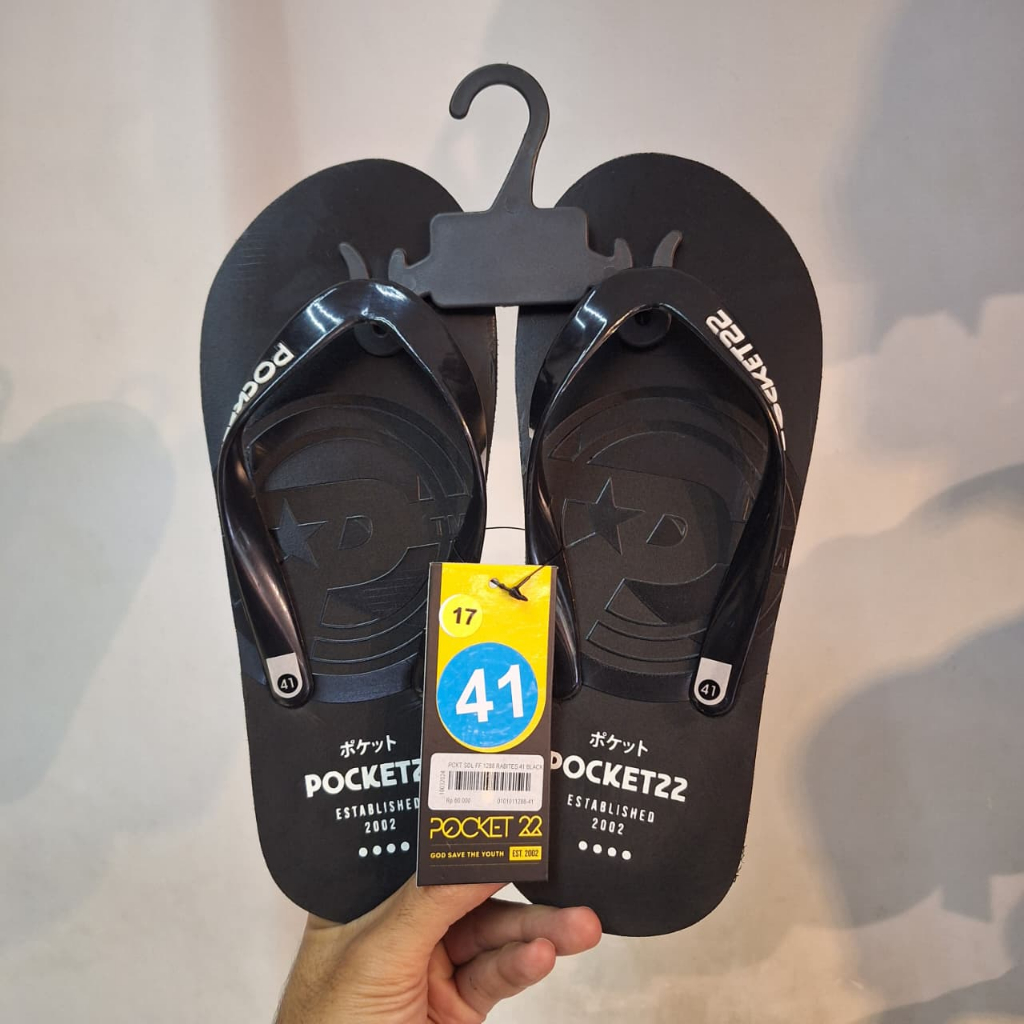 POCKET22 SENDAL MOTIF DEWASA - FFD 1288 RABITES MOTIF TERBARU SIMPLE DAN NYAMAN DIPAKAI