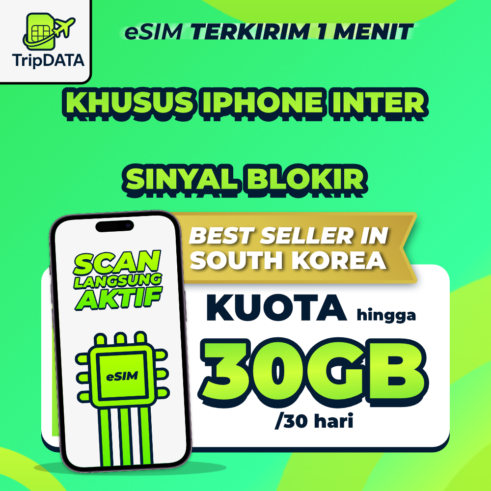 eSIM Roaming Telkomsel Indonesia Kuota Data Internet Roaming | SIM Khusus Sinyal Blokir IPhone Inter