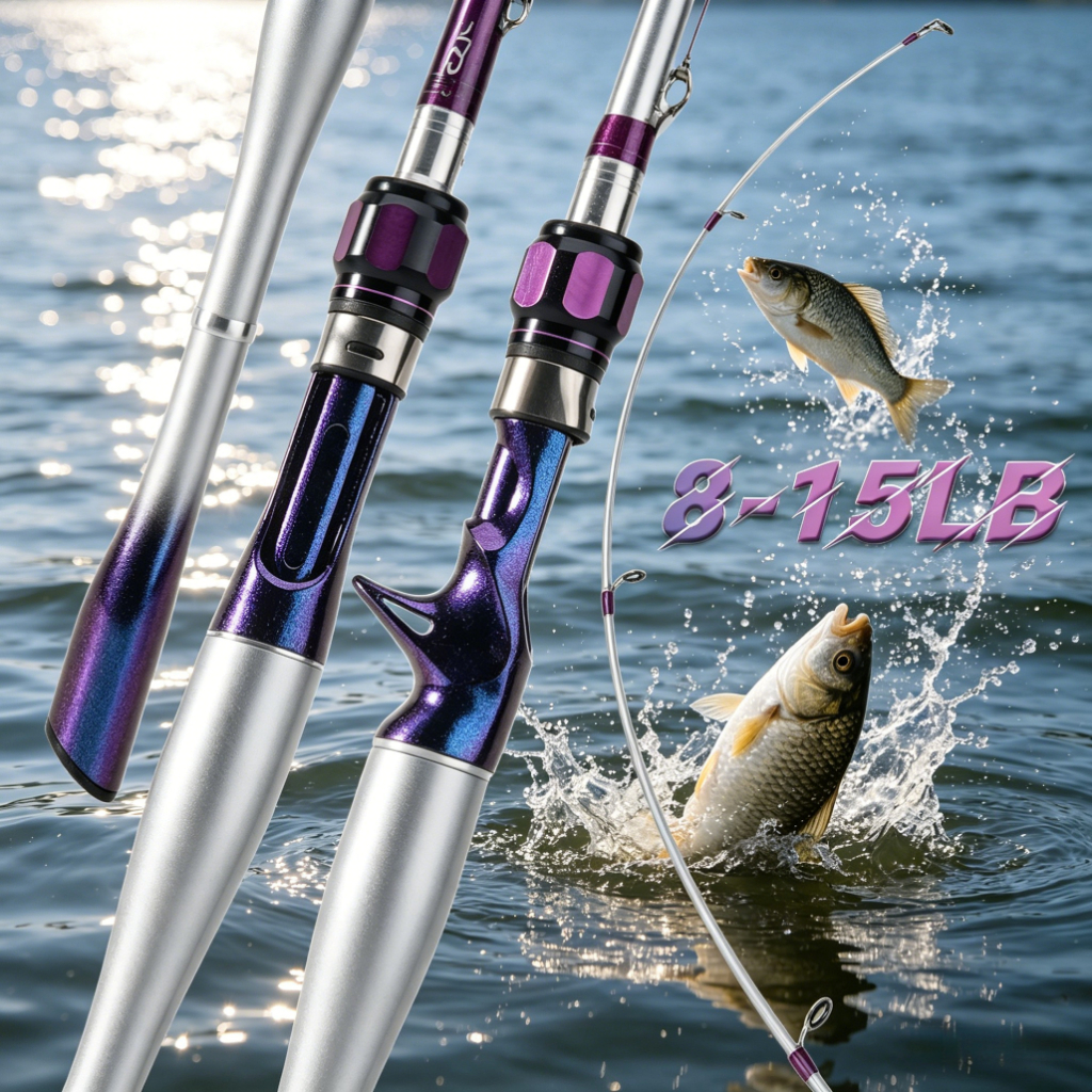 Joran Pancing 180/210CM 8-15LB Portabel Model Pasang 2 Bagian ML Fiberglass