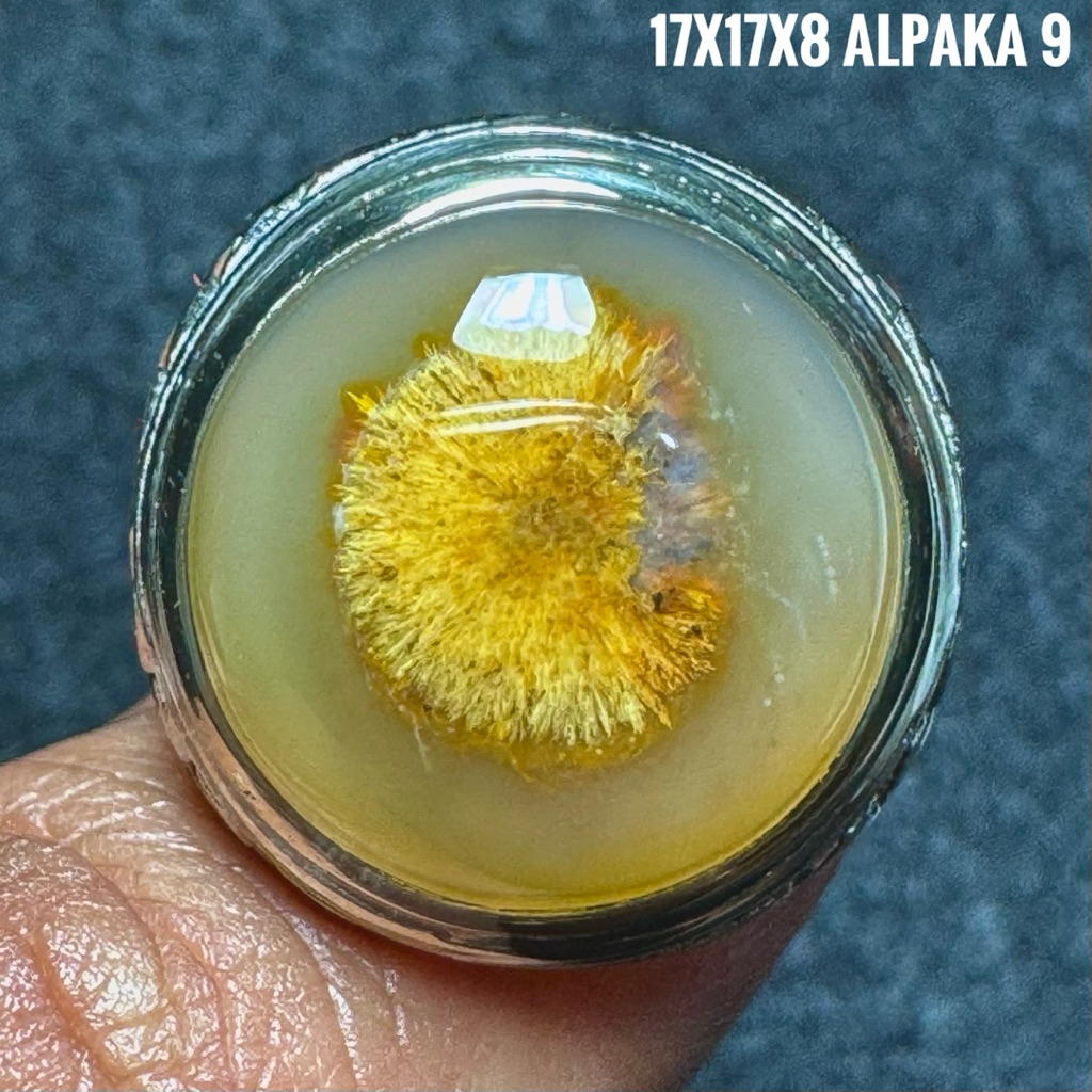 Cincin Batu Akik Natural Mata Baturaja (Asli Alam)