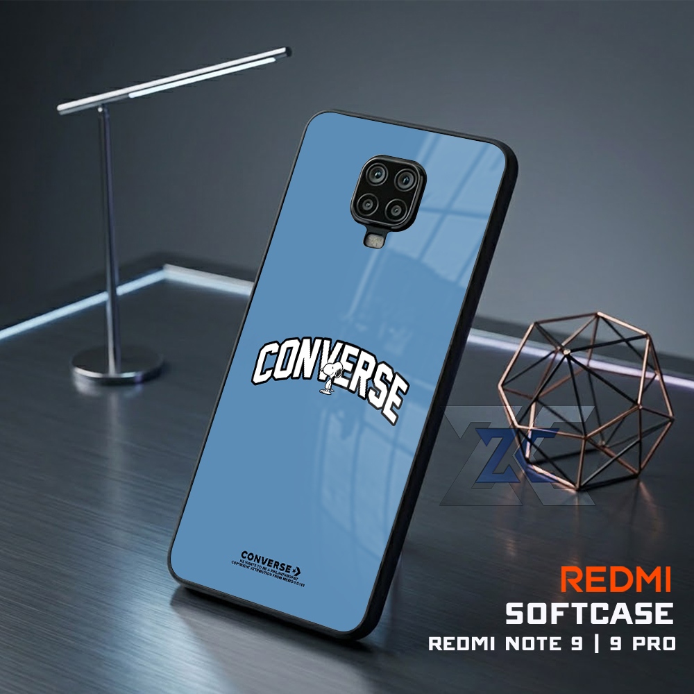 (TB09) Sofcase Lentur Bahan Karet REDMI NOTE 9 | Kesing Keren Lucu Aesthetic | Case Premium Conferse
