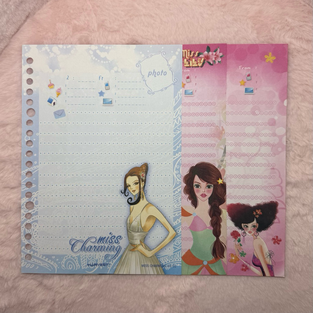 Vintage Binder Coquette / Kertas Orji / File Harvest MissSeries / Seri Langka / Limited Edition