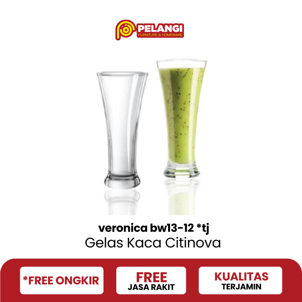 Gelas Kaca Veronica bw13-12 | Gelas  Estetik | Veronica bw13-12