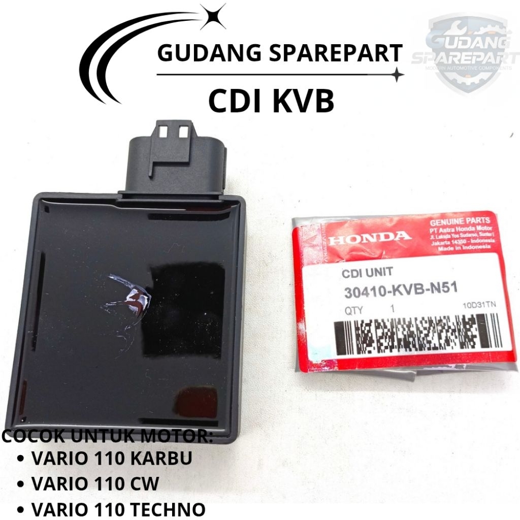 CDI KVB VARIO 110 KARBU VARIO 110 CW VARIO 110 TECHNO.