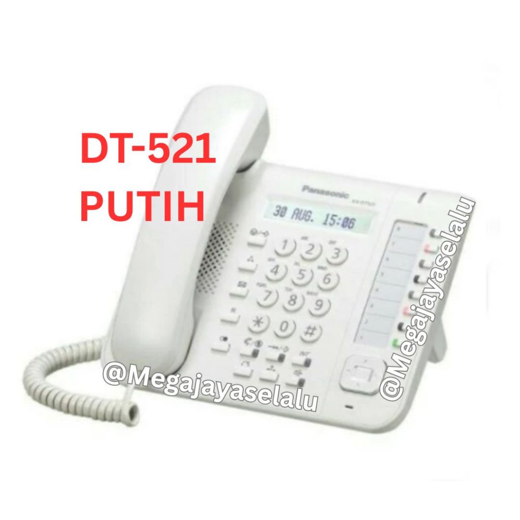 Telepon Panasonic KX-DT521 PUTIH