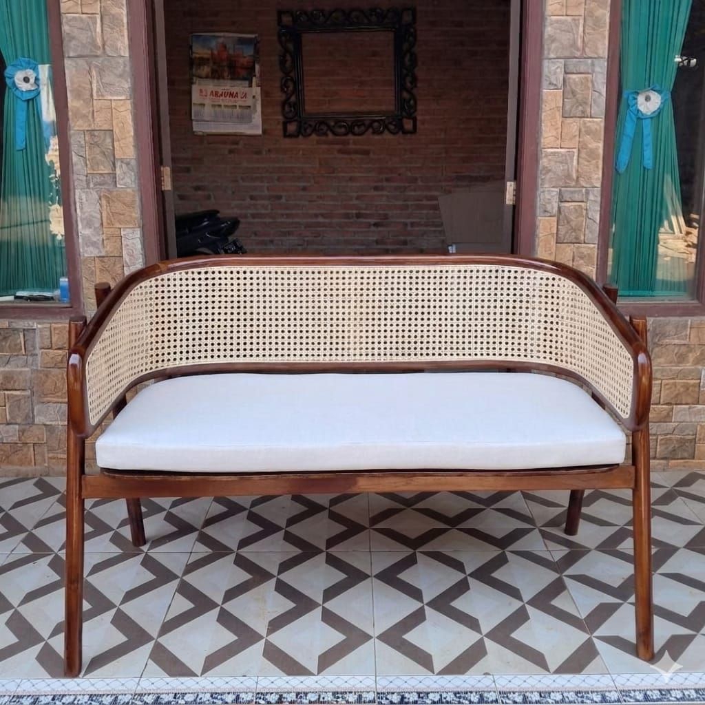 bangku cleopatra A kursi cleopatra rotan kursi retro rotan minimalis kursi tamu rotan kursi cafe cle
