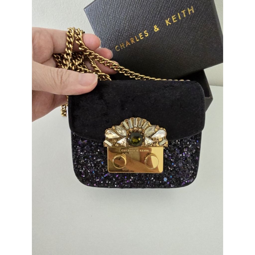 Tas charles n keith mini original limited