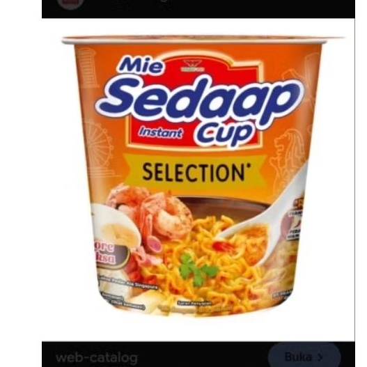 mie sedaap laksa Singapore spicy cup 1dus
