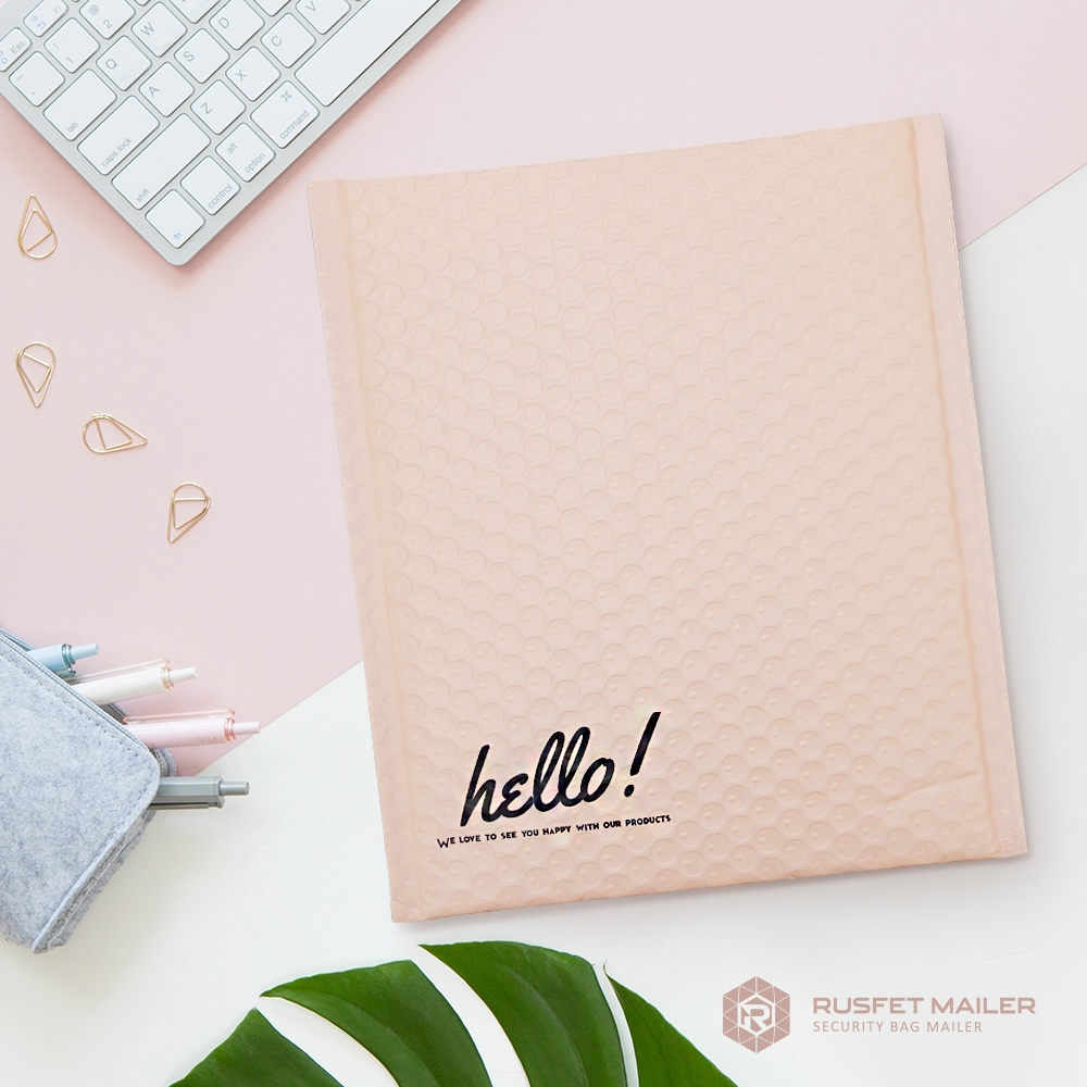 Amplop Polymailer Bubble Wrap / Bubble Mailer / Bubble Polymailer Pembungkus Paket Praktis Rusfet