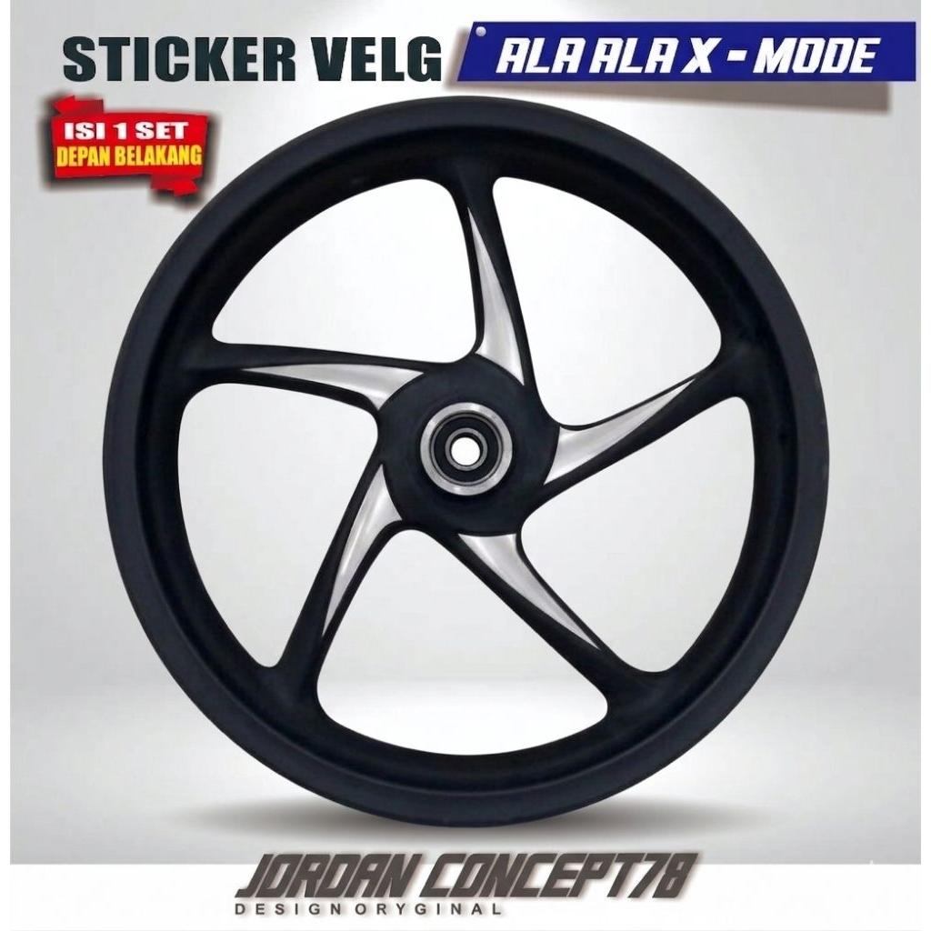 STIKER VELG BEAT ALA ALA X MODE | VARIO OLD | SCOOPY OLD | SPACY