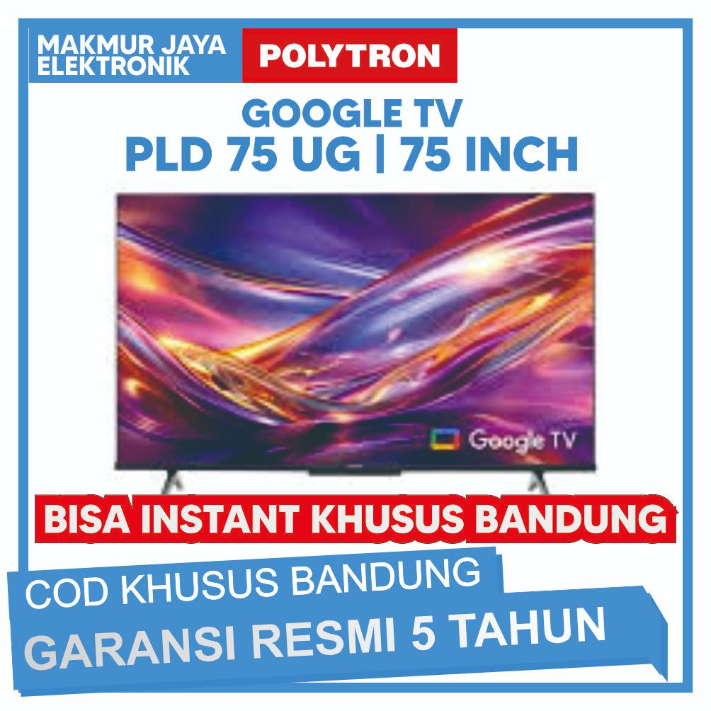TV POLYTRON 75UG5959 75'INCH UHD 4K SMART GOOGLE TV 75UG UG5959