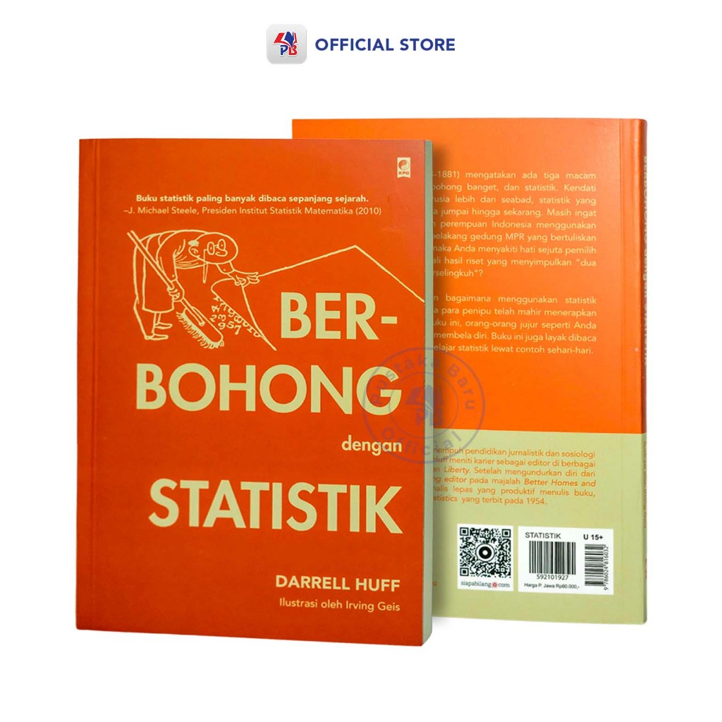 Buku Berbohong Dengan Statistik/ KEPUSTAKAAN POPULER