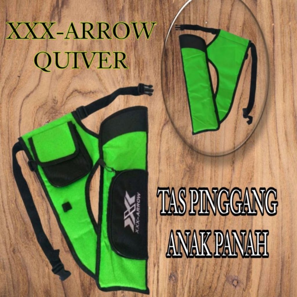 Archery Quiver 4 tabung - XXX-Arrow Bag - Tas Arrow - Quiver Plus 4 Pipa - Olahraga Panahan