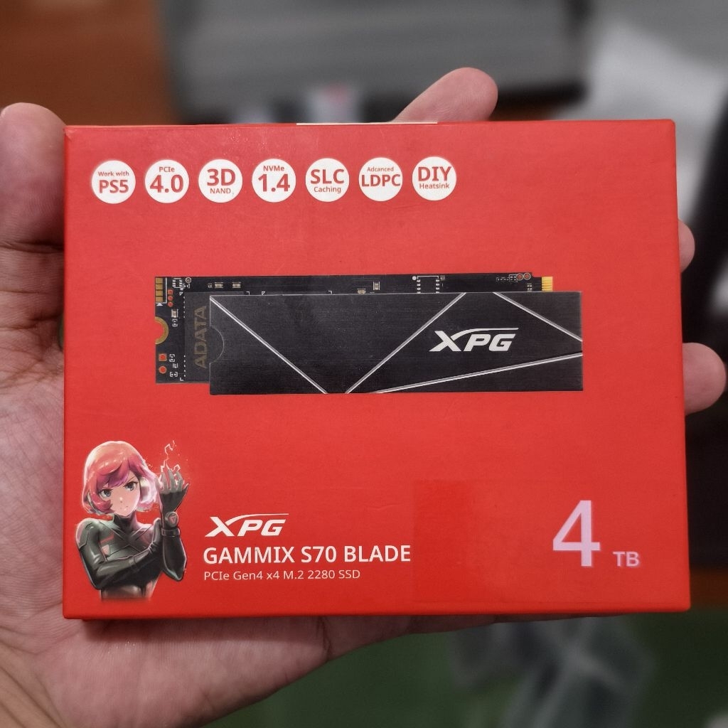 NVME Adata XPG Gammix S70 Blade 4 TB GEN4