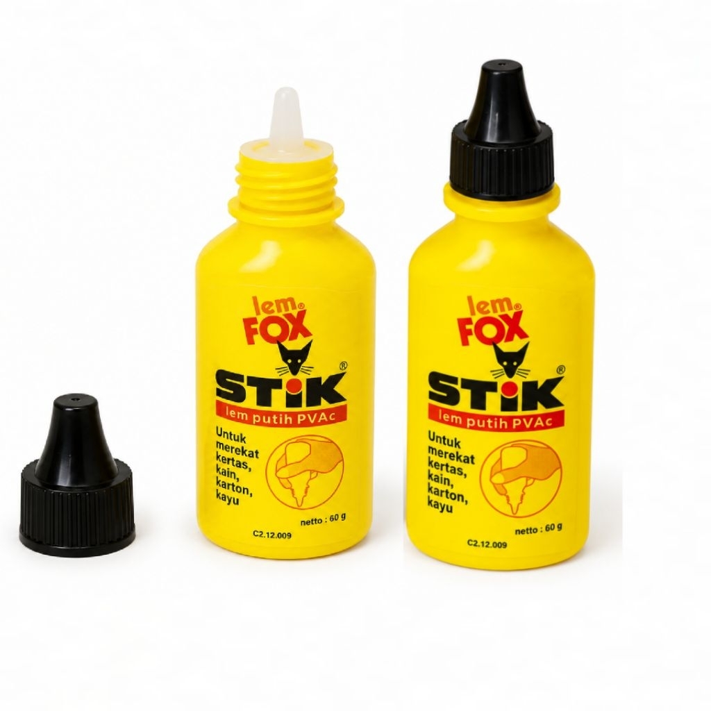 lem fox stik||fox stik 60gr||lem putih pvac(1pcs)