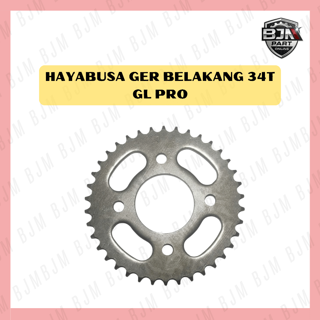 GIR BELAKANG 34T GL PRO GL MAX GL SERIES HAYABUSA - GIGI BELAKANG GL PRO GEAR BELAKANG GL PRO