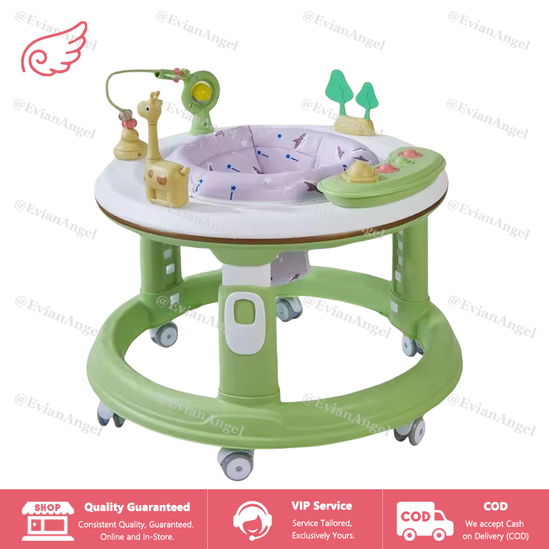 EVIANANGEL Baby Walker / Lipat Musik Walker Bayi Baby Walker Family Kereta Dorong Bayi Bisa Lipat Ad