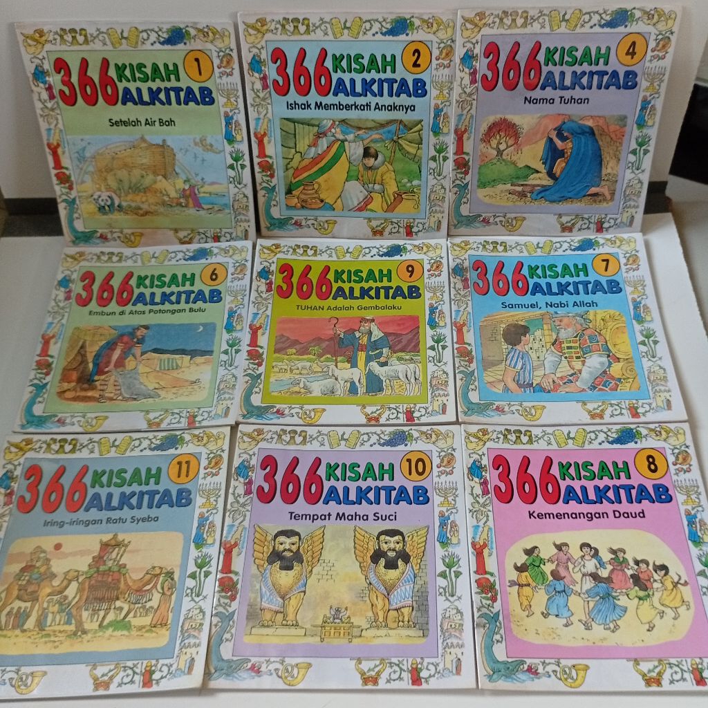 Buku Cerita anak seri 366 Kisah Alkitab