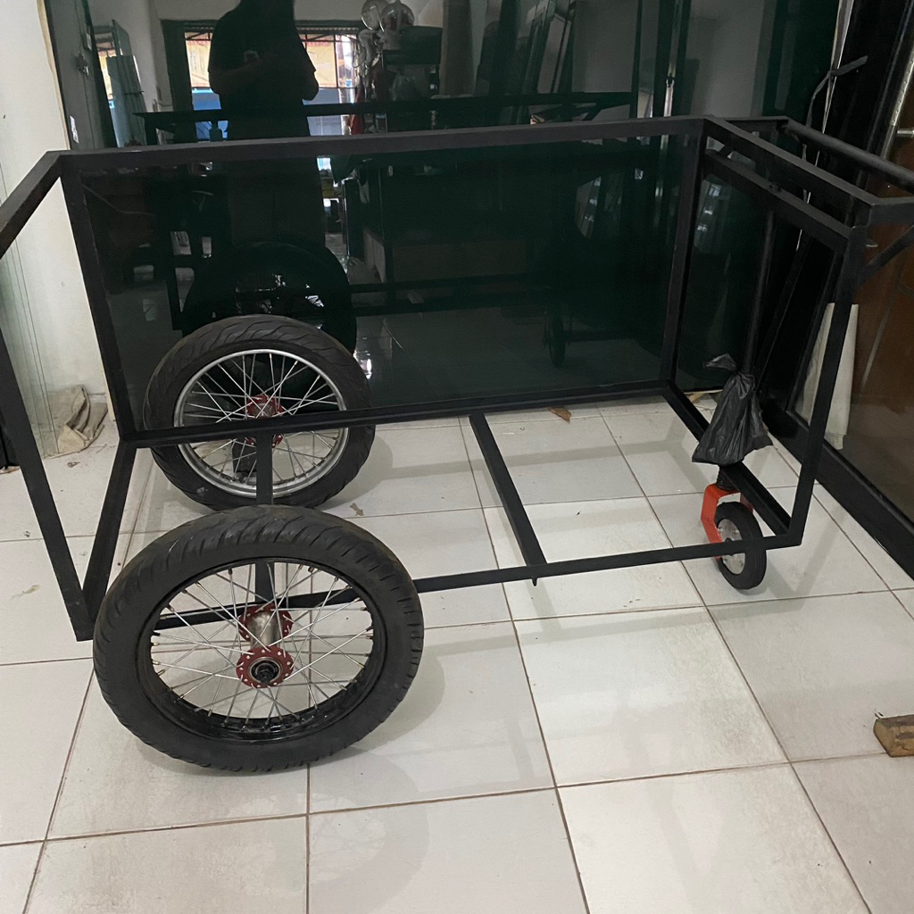 RANGKA GEROBAK DAGANG / GEROBAK HITAM