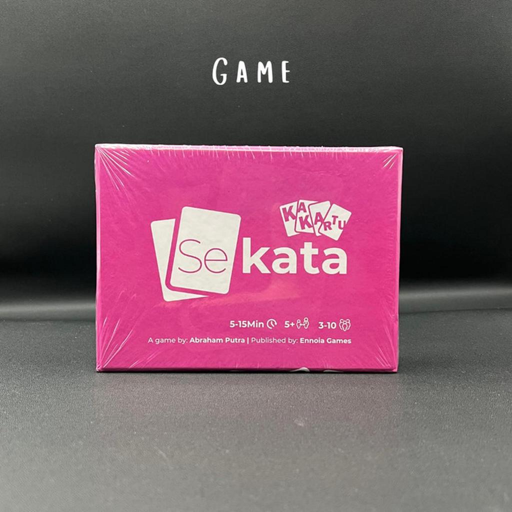 Kartu Sekata Card Game -Mainan Board game edukatif