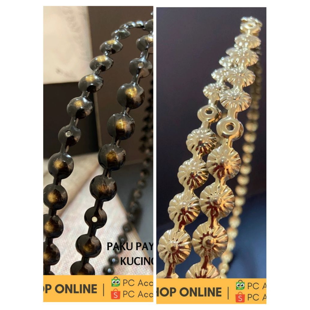 Paku Payung Meteran/ Paku Payung Mata Kucing/ Paku Payung Emas Gold/ Paku Payung Hias Meteran
