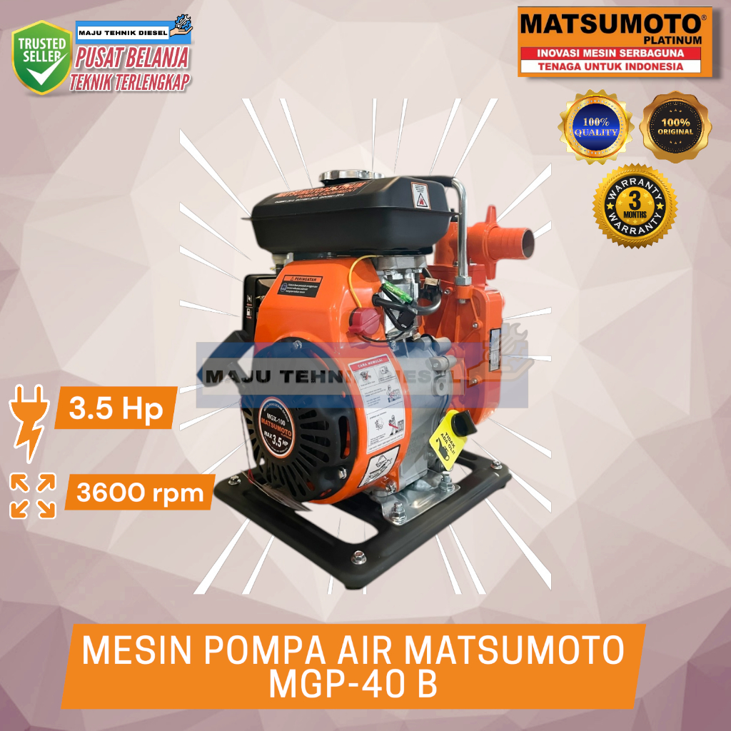 Pompa Air Alkon Jinjing MATSUMOTO 1.5 INCH MGP40B
