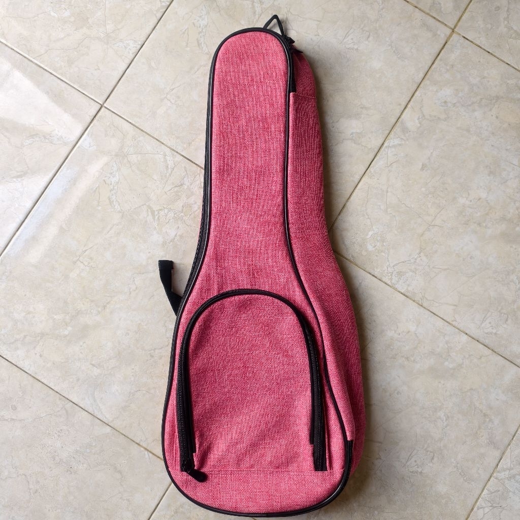 Tas Softcase Ukulele Tenor warna Pink