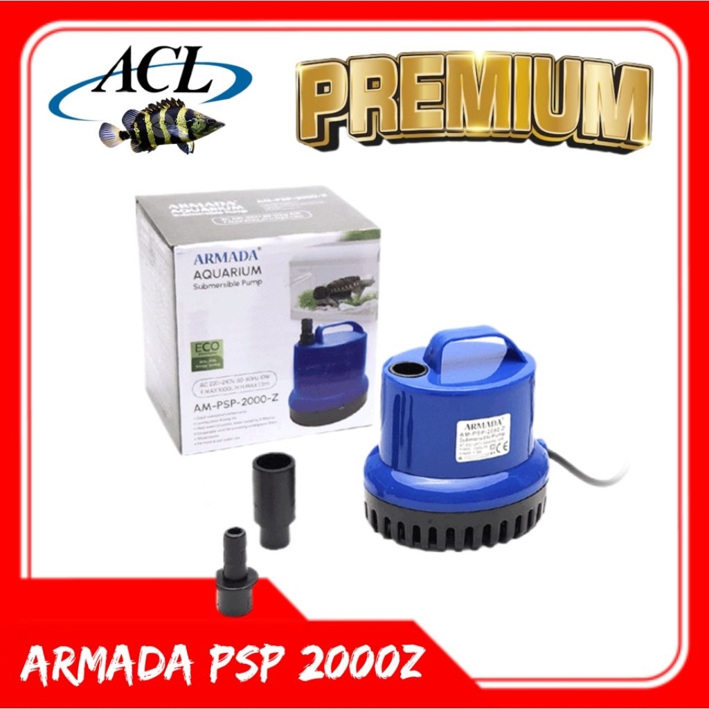 POMPA CELUP AQUARIUM/KOLAM ARMADA AM PSP 2000Z POMPA CELUP AQUARIUM