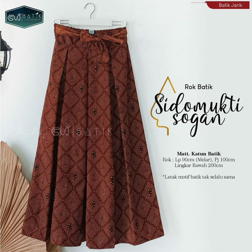 NURANI - ROK BATIK PAYUNG PANJANG JARIK SIDOMUKTI STS UNGGUL