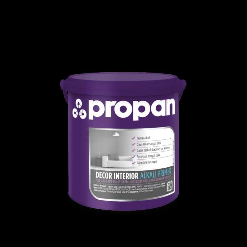 Cat Dasar Tembok Propan Decorshield Alkali Resisting Primer Kemasan Galon 2,5 Liter / PROPAN