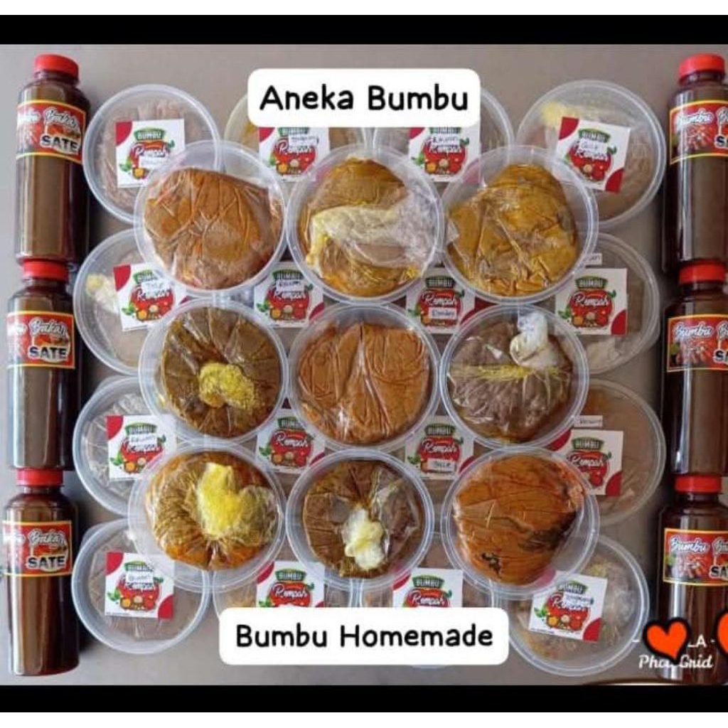 Aneka Bumbu Rempah Homemade Bumbu Daging Bumbu Sate Gulai Tongseng Rendang Rawon Tongseng