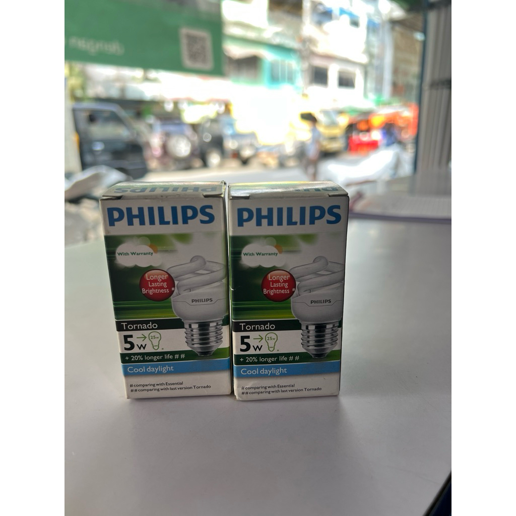 Lampu philips Tornado 5watt putih original ,LAMPU TORNADO PHILIPS