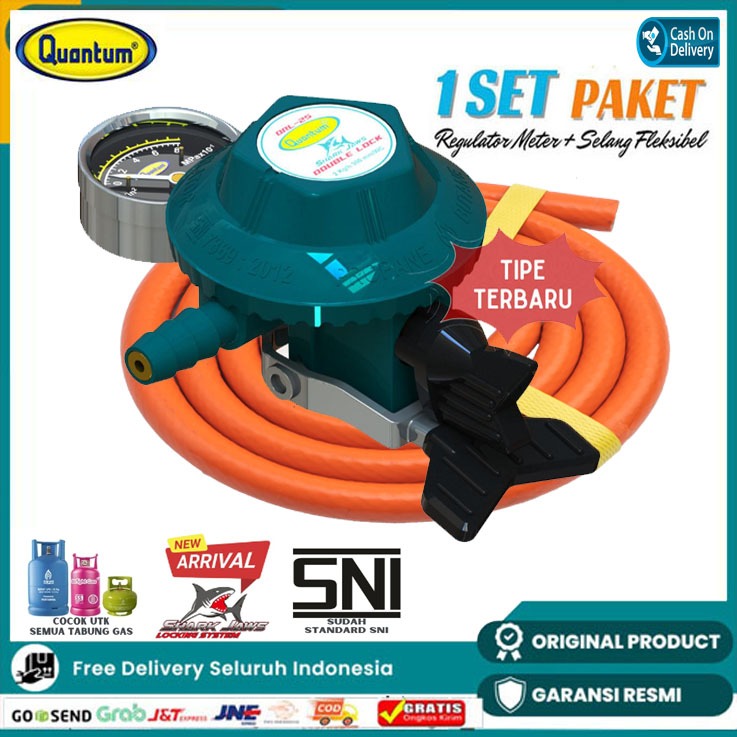 QUANTUM Regulator Gas LPG Double Lock QRL-25 / Double Lock PROMO MURAH